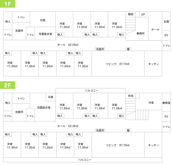 グループホーム みなみ　見取り図